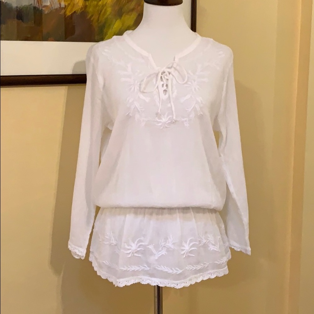 Boho LRL Lauren Jeans Co. Gauze Top